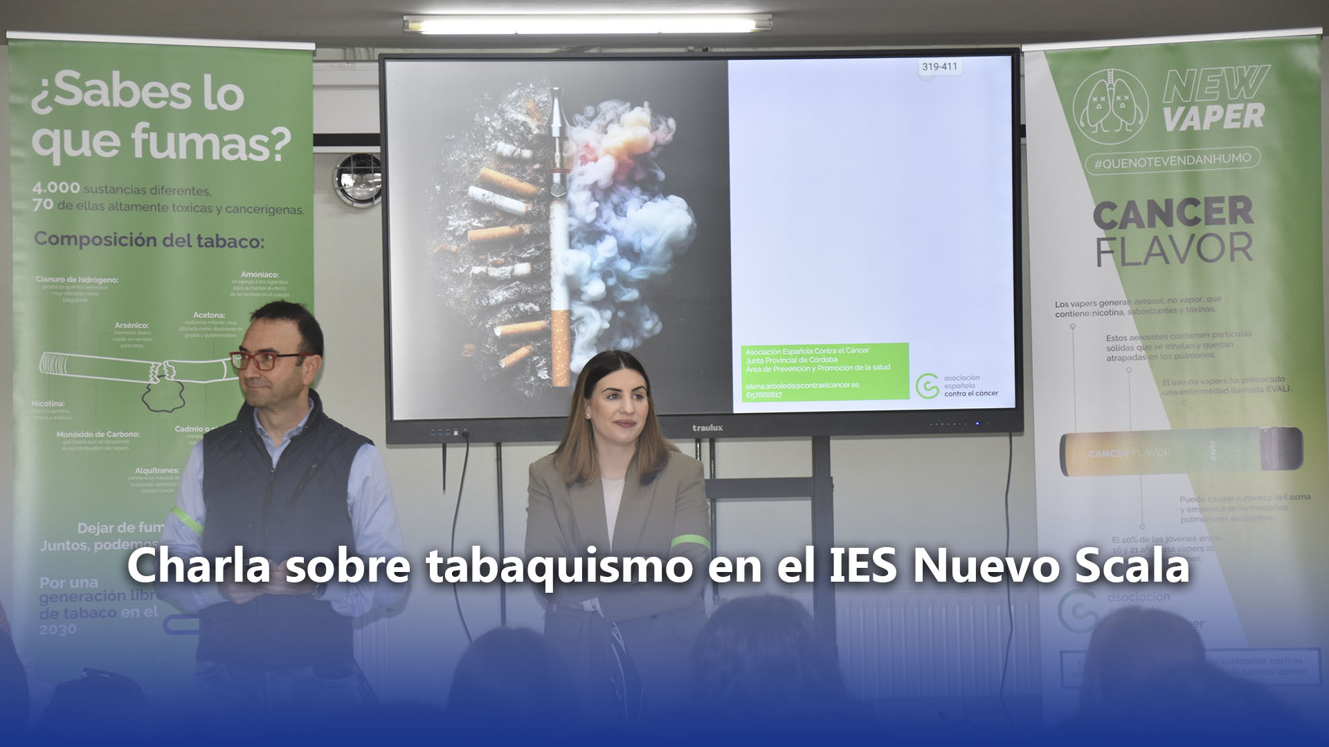 La AECC extiende su prevención sobre el tabaquismo a los adolescentes